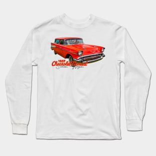 1957 Chevrolet Nomad Station Wagon Long Sleeve T-Shirt